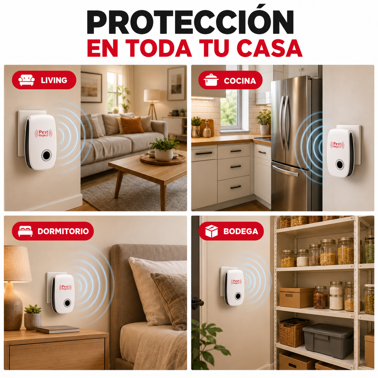 Pest Reject | Repelente anti plagas 2x1