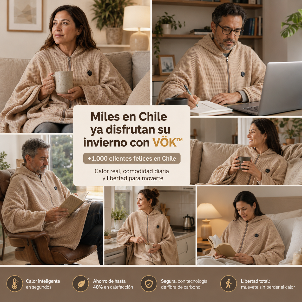 VÖK — Manta Calefactora USB - Edición Limitada