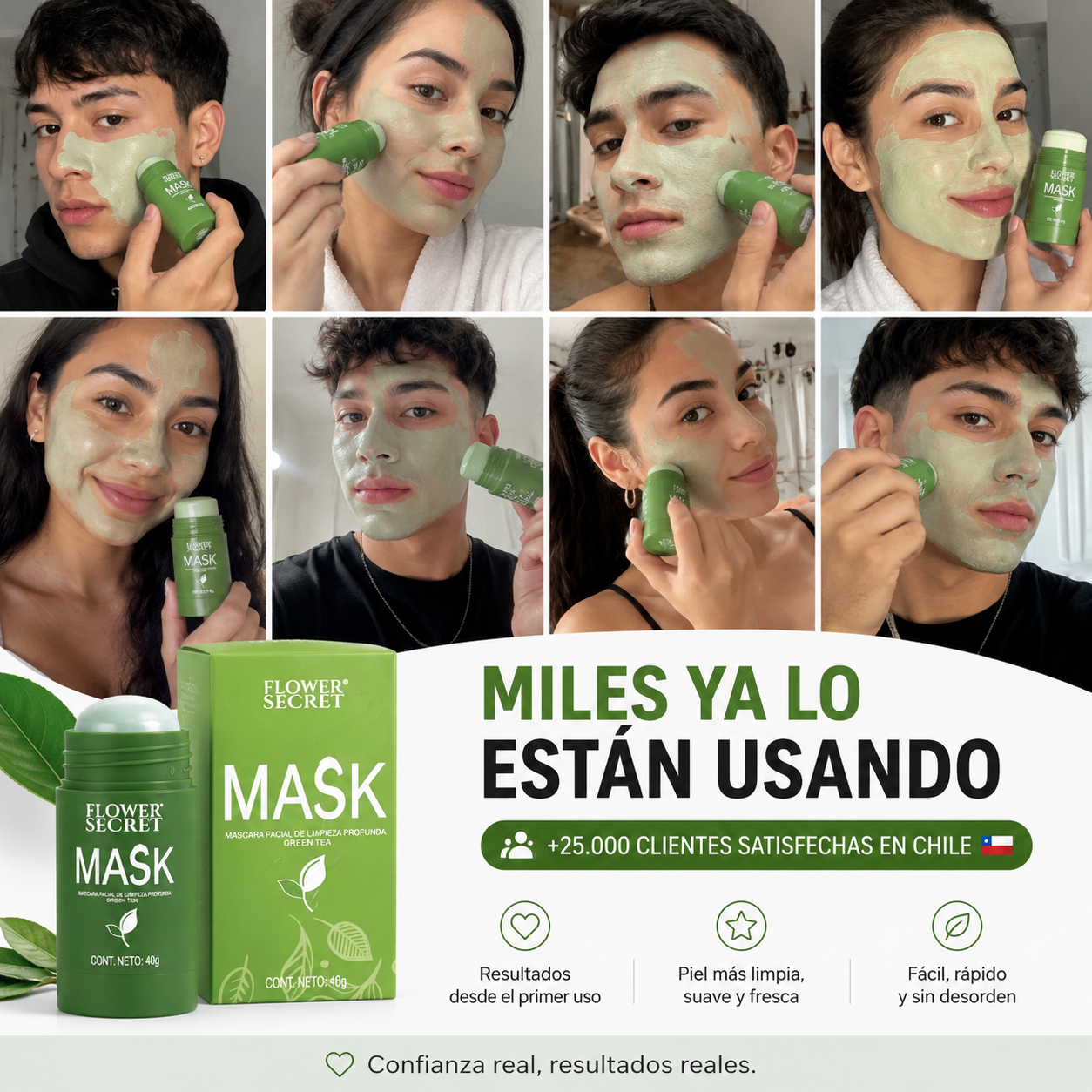 SedaStick - Mascarilla Te Verde en Barra 💚 Edición Limitada