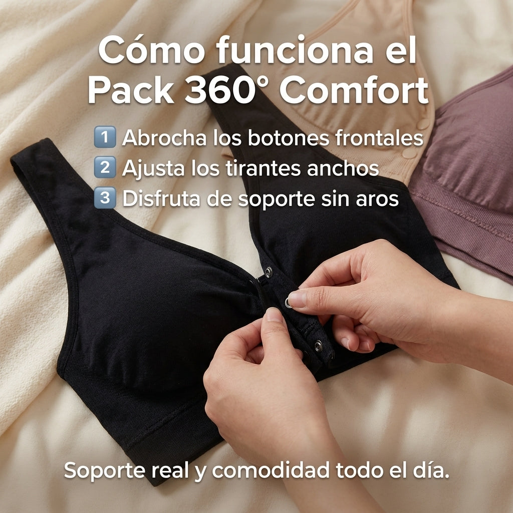 Brasier Confort 360° | Pack de 3