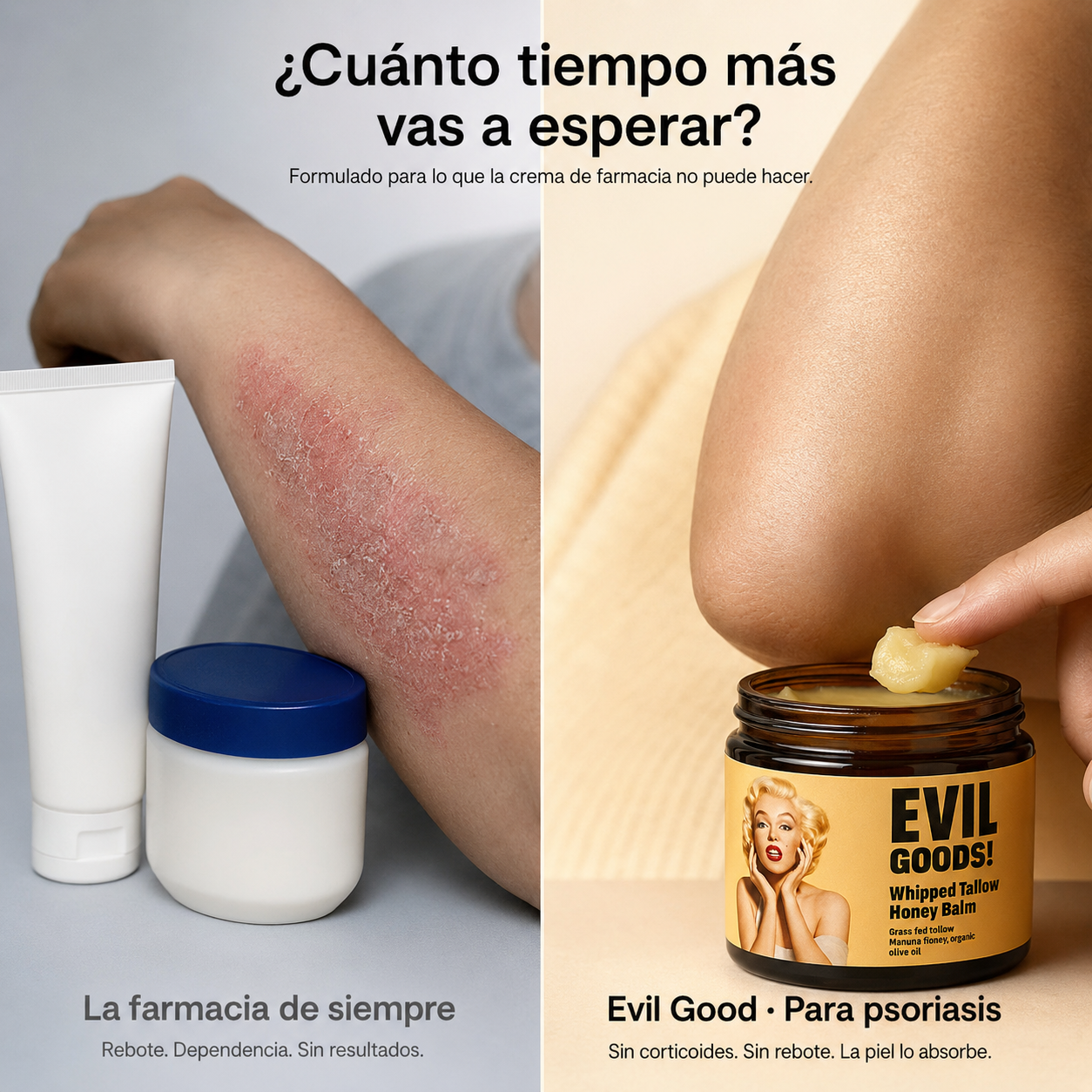 Evil Good | Sebo de Res para Psoriasis (100 Gramos)