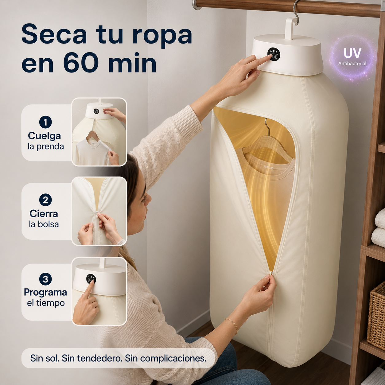 Secadora Portátil Plegable