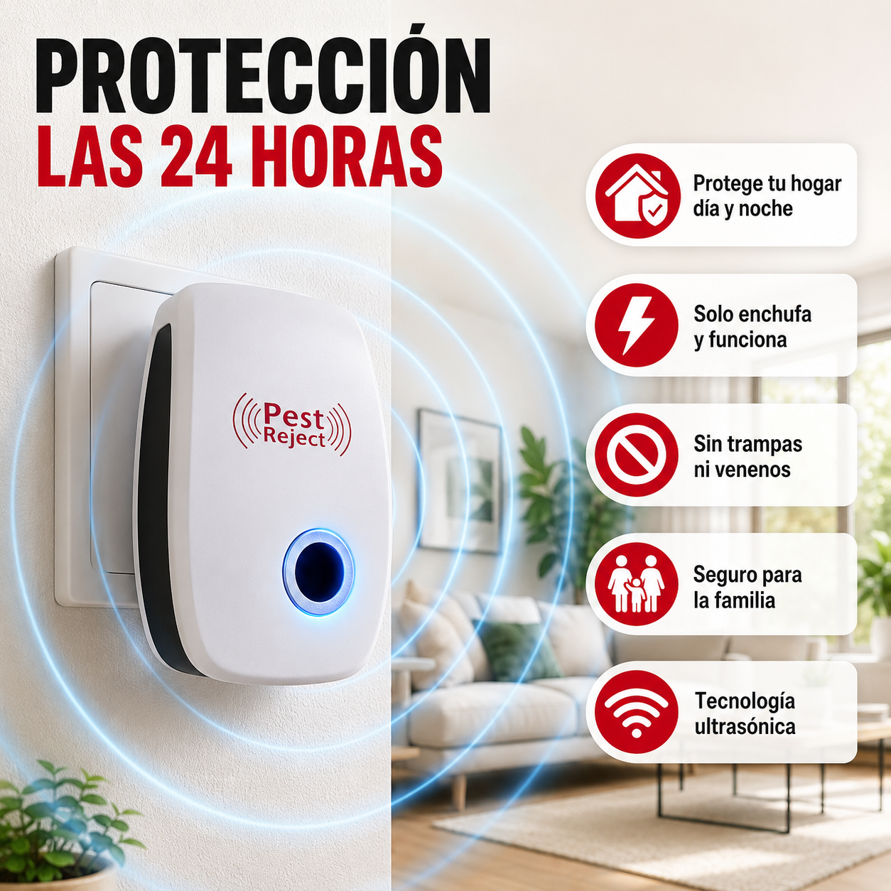Pest Reject | Repelente anti plagas 2x1