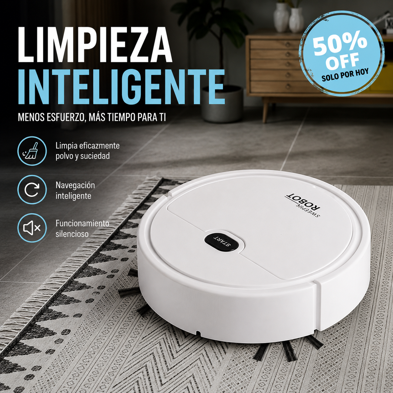 ASPIRADORA ROBOT INTELIGENTE - EDICIÓN LIMITADA