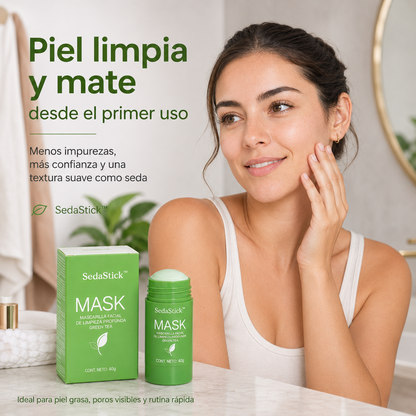 SedaStick - Mascarilla Te Verde en Barra 💚 Edición Limitada
