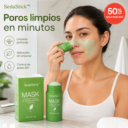 SedaStick - Mascarilla Te Verde en Barra 💚 Edición Limitada