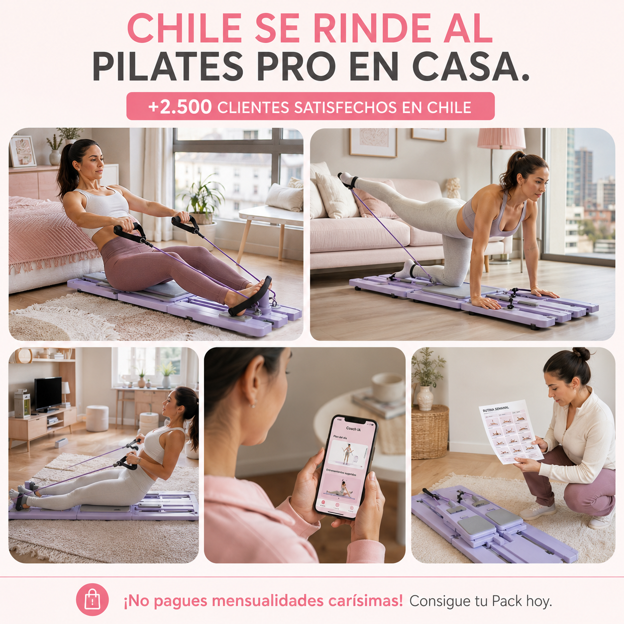 Pack Tabla Pilates Reformer + Plan de Transformación IA