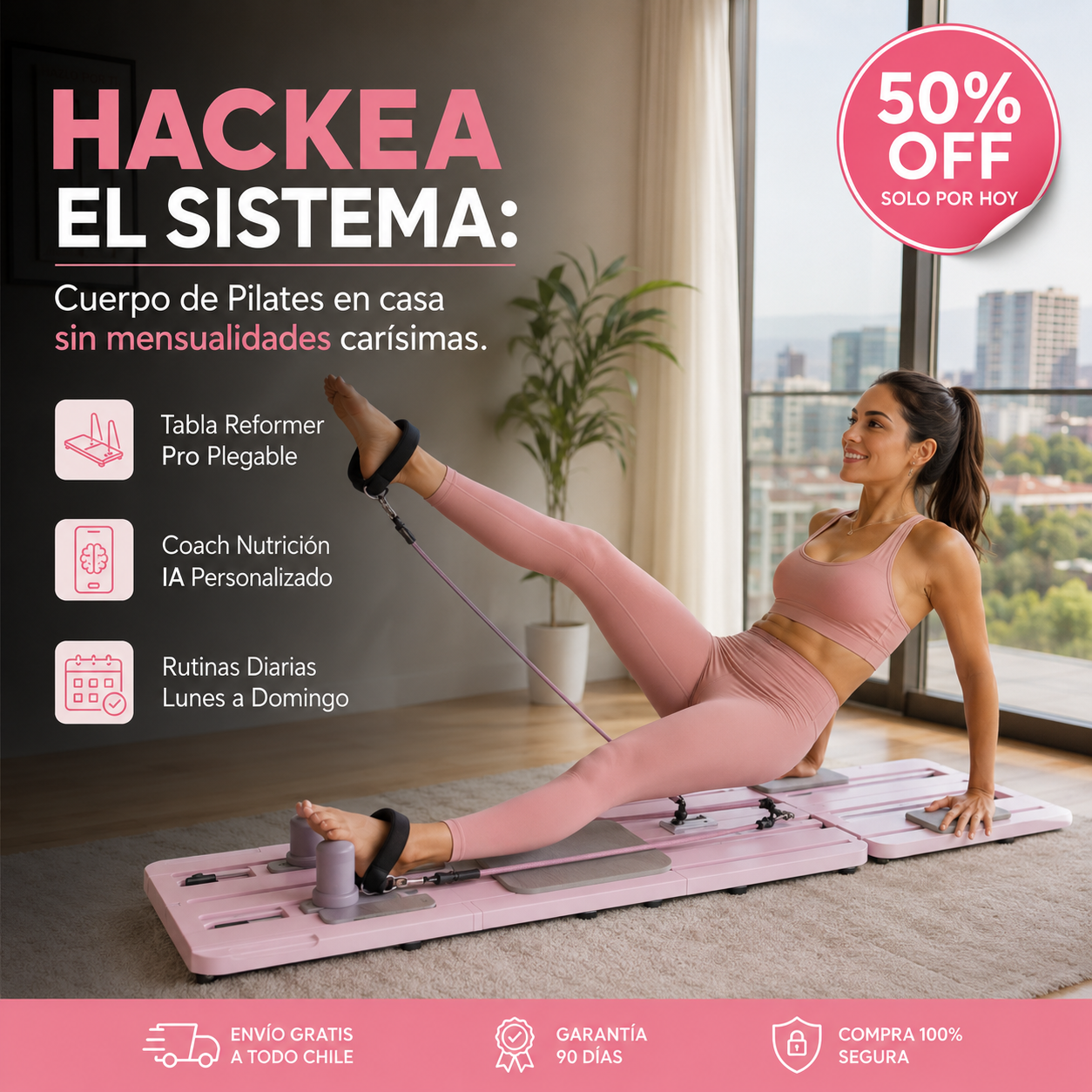 Pack Tabla Pilates Reformer + Plan de Transformación IA