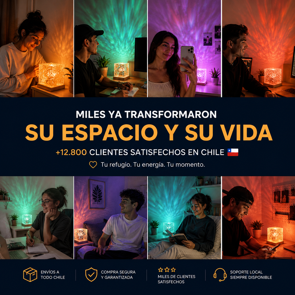 Lámpara Aurora Nocturna | Mejora tu sueño