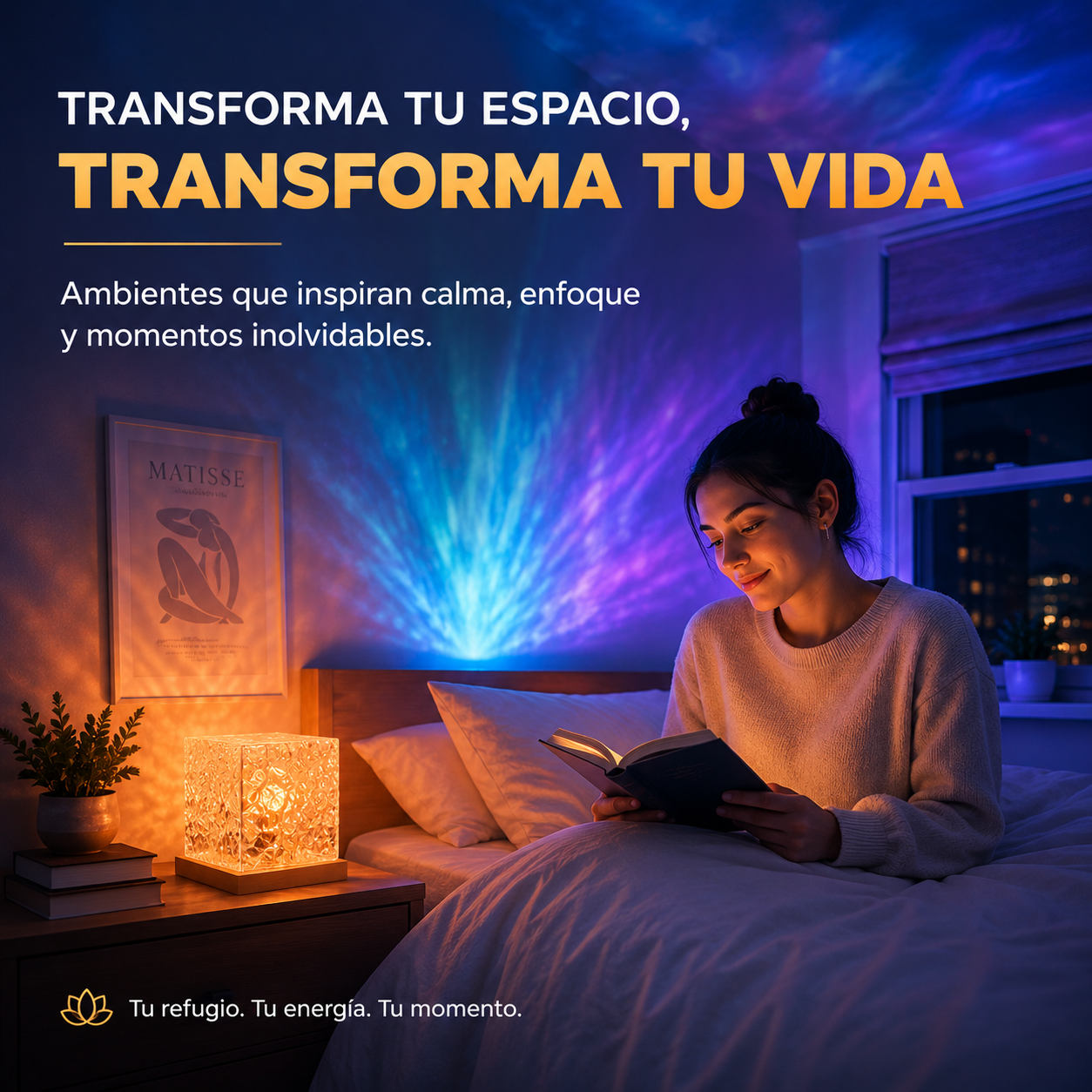 Lámpara Aurora Nocturna | Mejora tu sueño