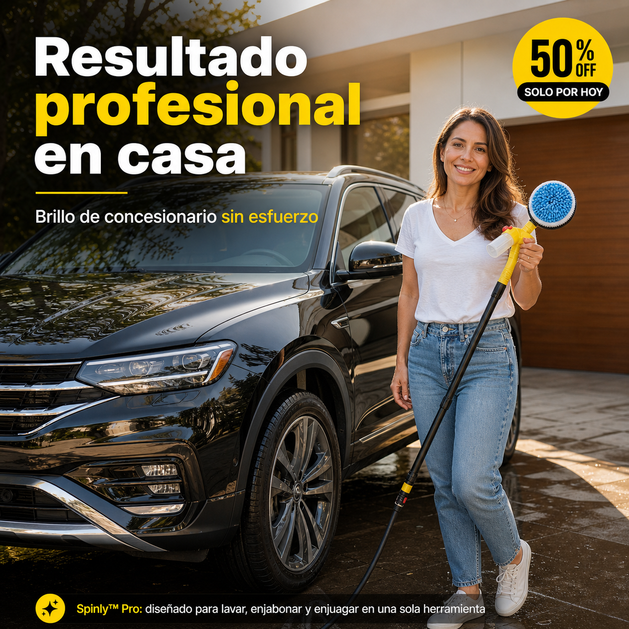 Spinly™ Pro - Limpia tu auto sin esfuerzo