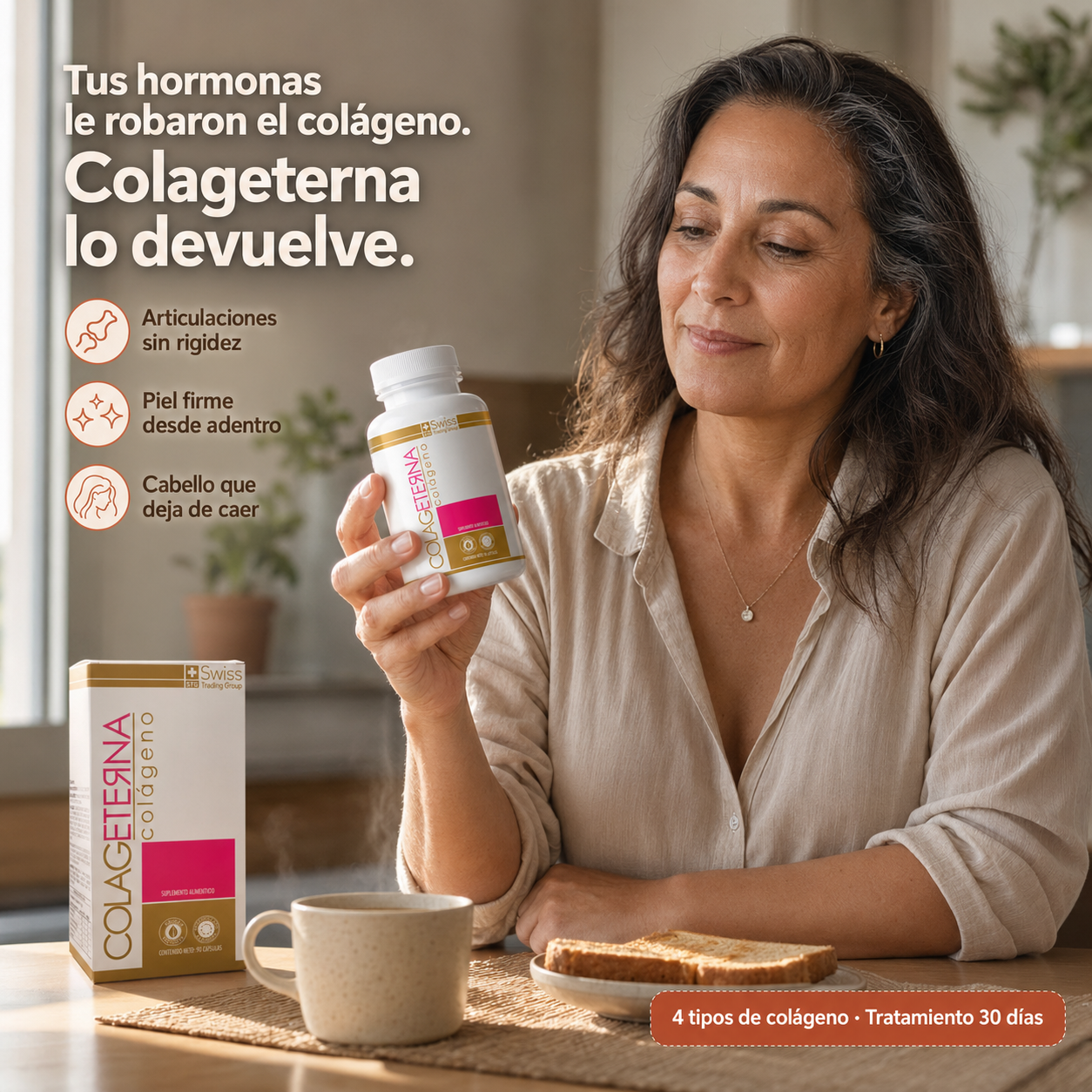 Colageterna | Tu colágeno. Tu etapa. Tu cuerpo de vuelta.