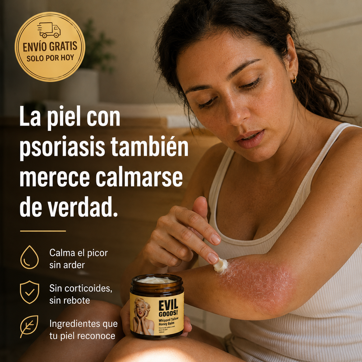 Evil Good | Sebo de Res para Psoriasis (100 Gramos)
