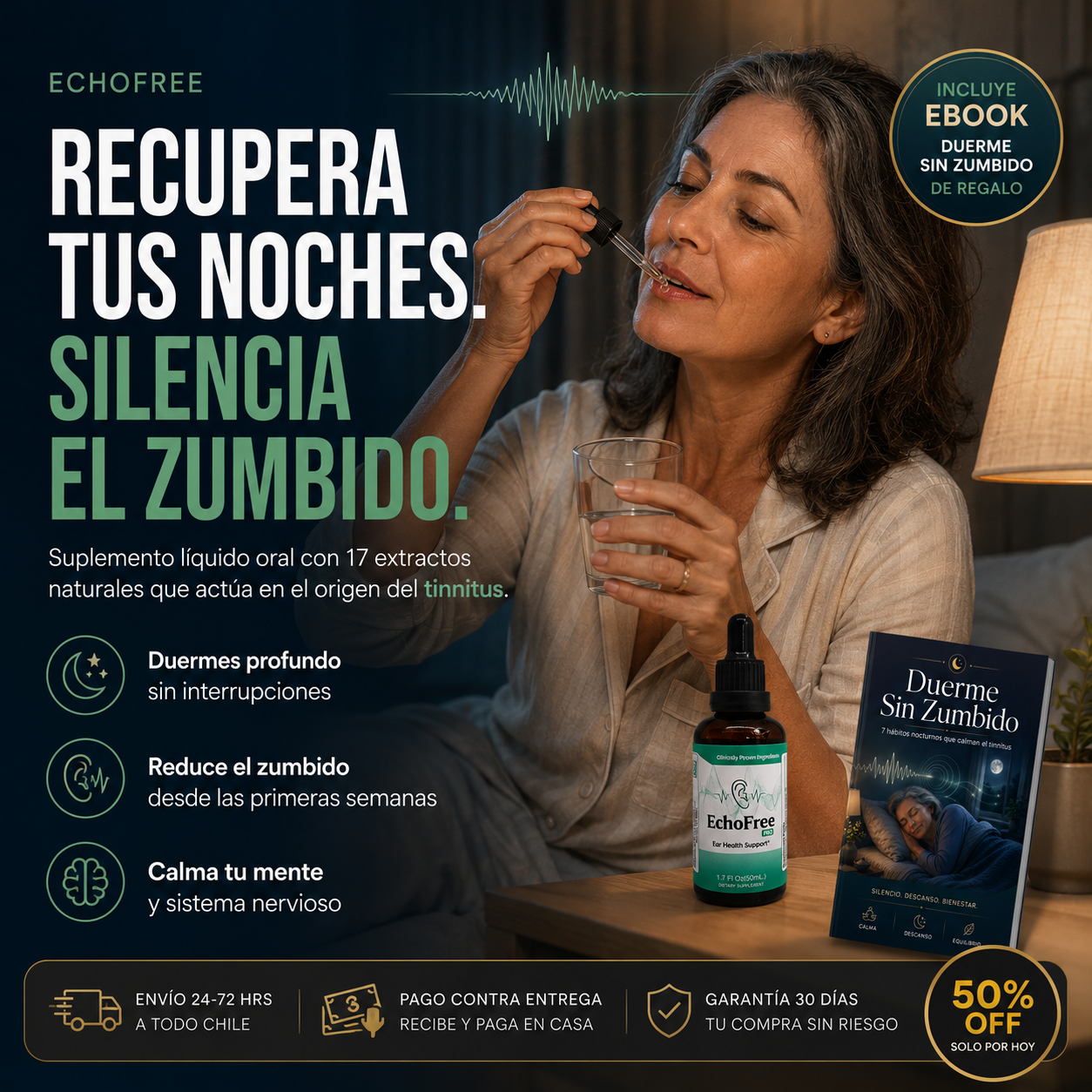 EchoFree | Gotas para el Zumbido + Ebook Gratis