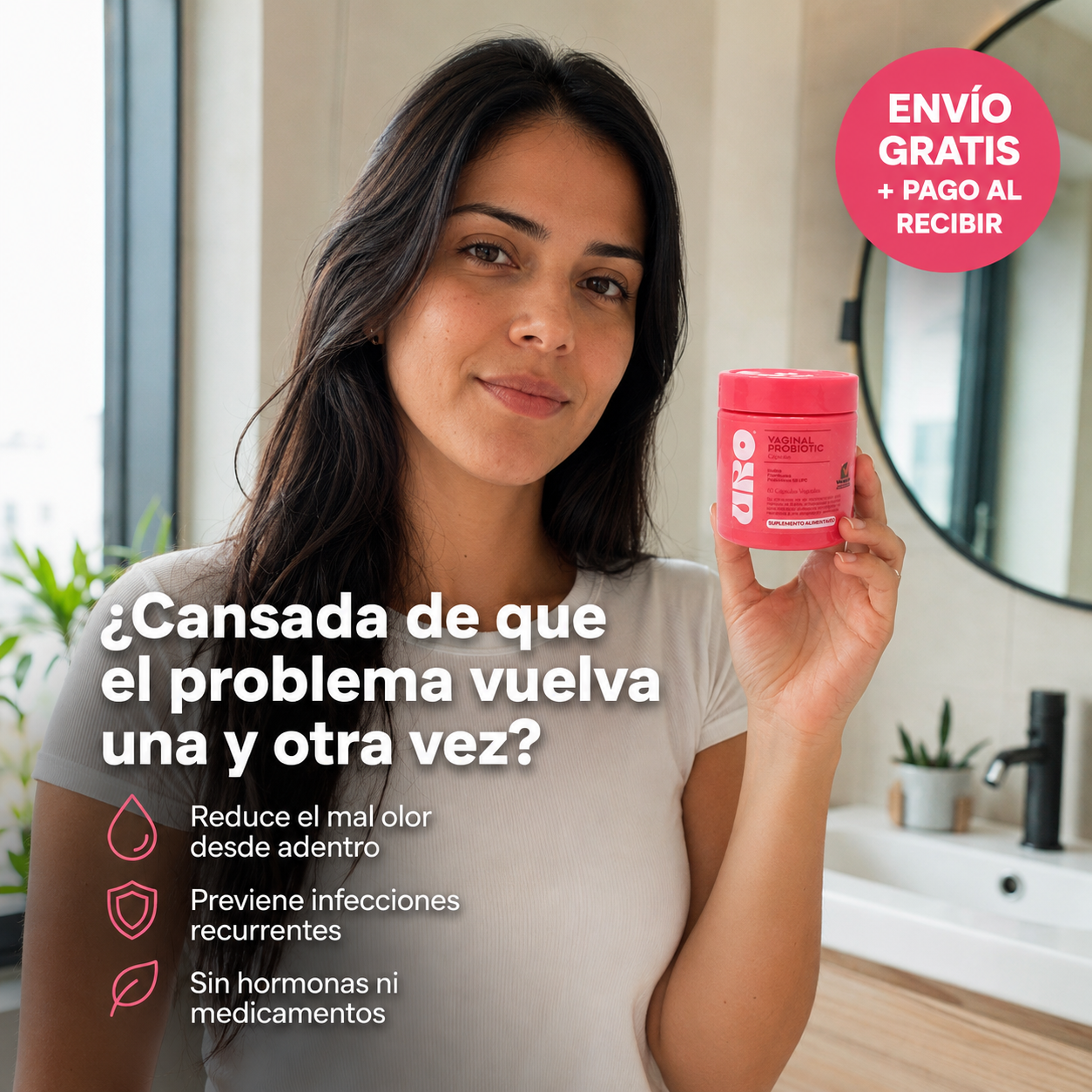 URO Probiótico Vaginal 60 Cápsulas