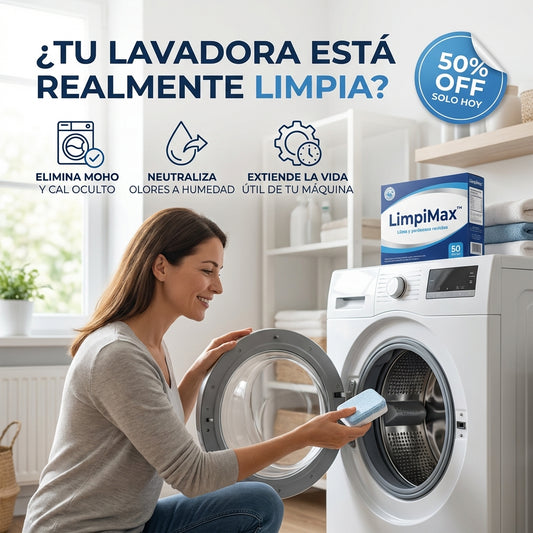 LimpiMax™ - Pastillas Limpiadoras de Lavadora