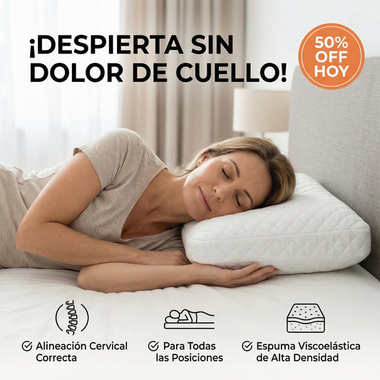 CerviRest™ - Almohada Cervical de Memoria ergonómica   🖤 BLACK SALE 50% OFF 🖤