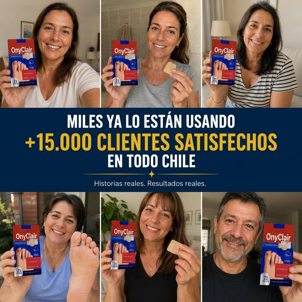 OnyClair | Parche Nocturno con Urea Activa | 21 parches