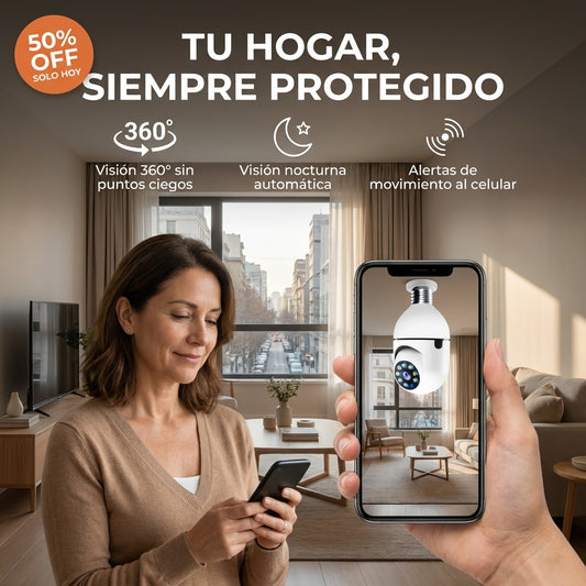 VigilaPro™ — Cámara Inteligente de Seguridad 360°