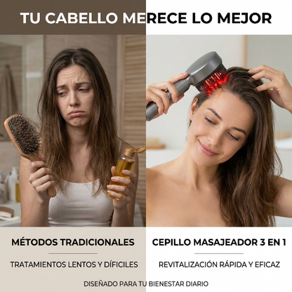 GlowHair™ — Masajeador Capilar Eléctrico 🖤 BLACK SALE 50%OFF 🖤